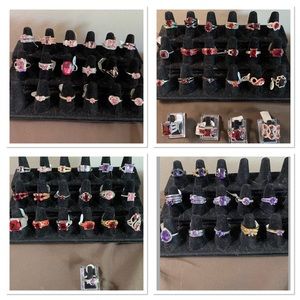 Red / Pink / Purple Rings Sizes 7-8